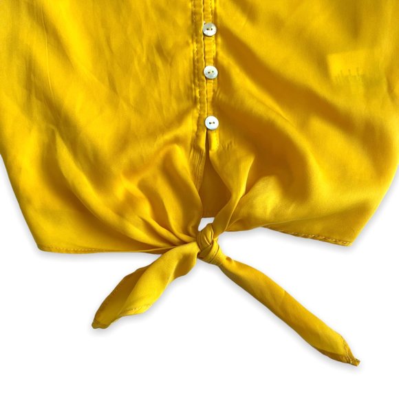 URBAN OUTFITTERS x Out from Under Yellow Cropped Cami | Size S Excellent - Picture 4 of 7